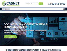 Tablet Screenshot of casnet.com